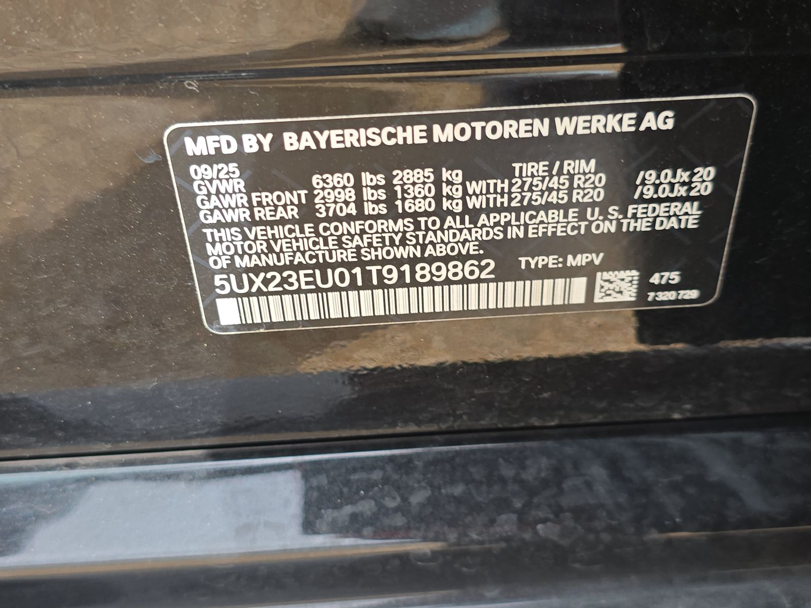 2026 BMW X5 xDrive40i AWD