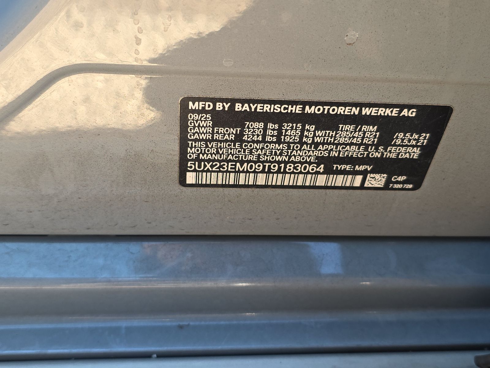 2026 BMW X7 xDrive40i AWD