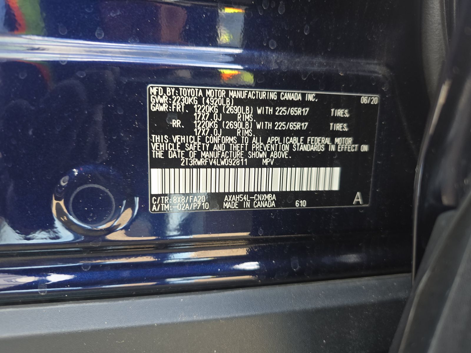 2020 Toyota RAV4 Hybrid XLE AWD