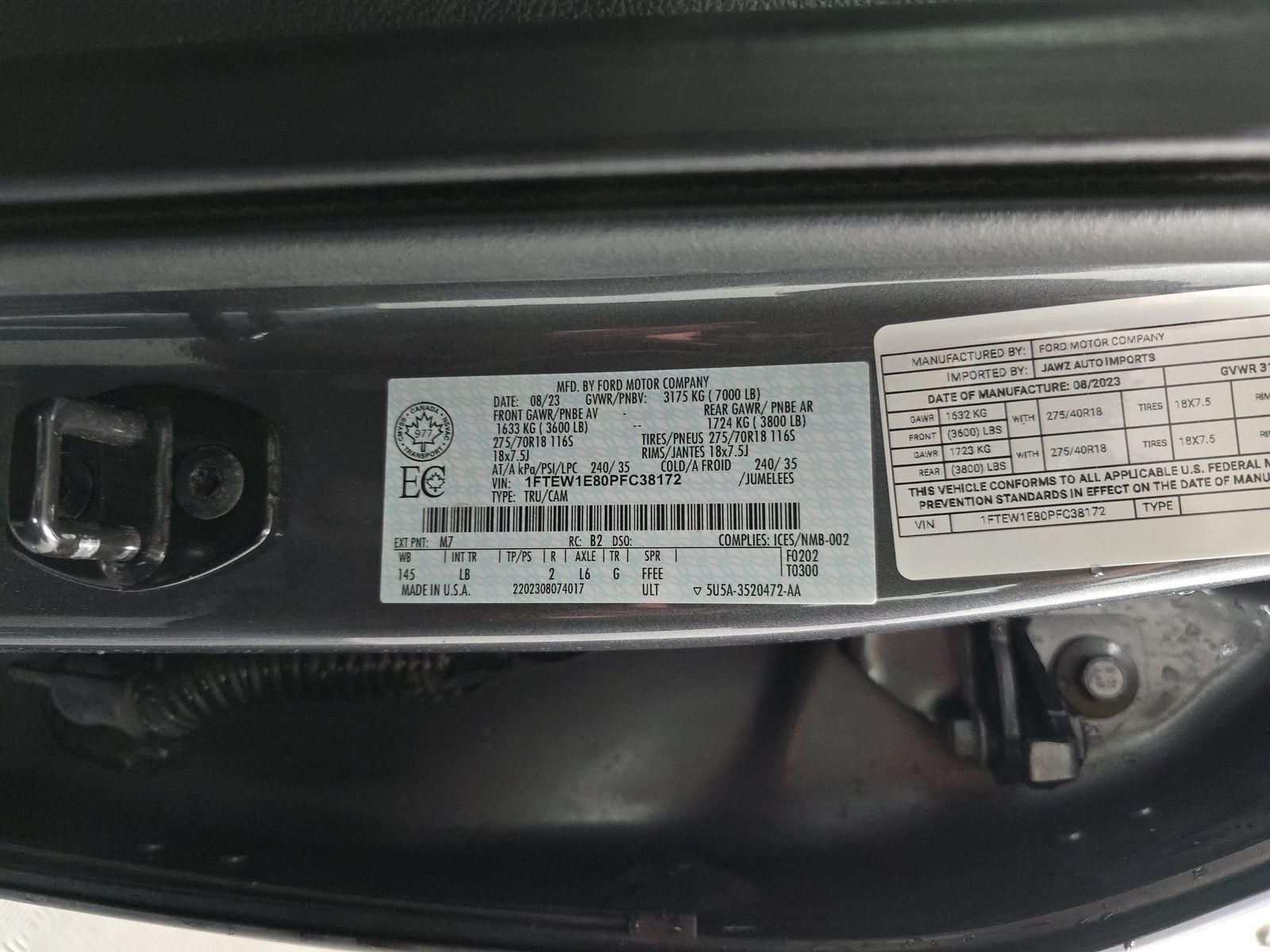 2023 Ford F-150 Tremor AWD