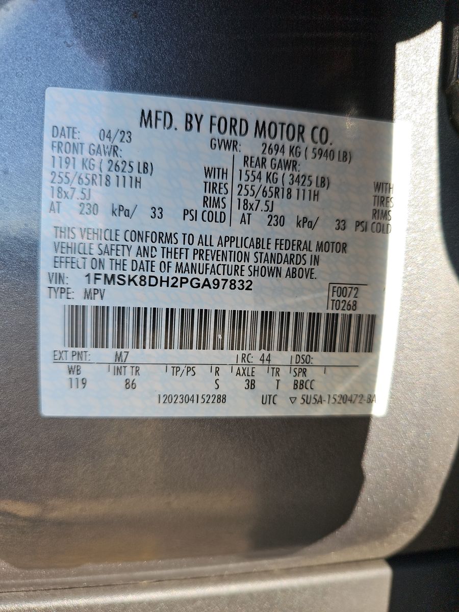 2023 Ford Explorer XLT AWD