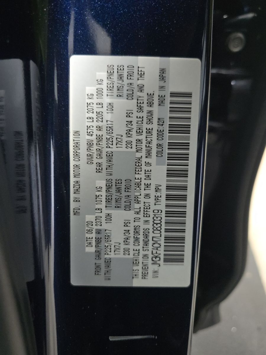 2020 MAZDA CX-5 Touring FWD