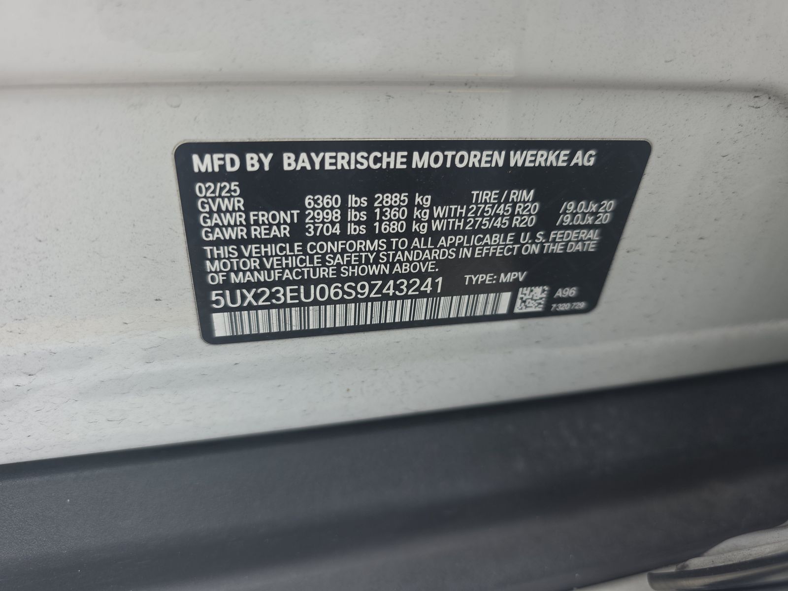 2025 BMW X5 xDrive40i AWD
