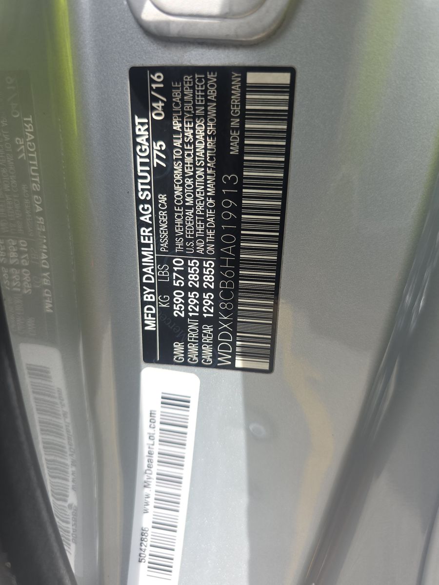 2017 Mercedes-Benz S-Class S 550 RWD