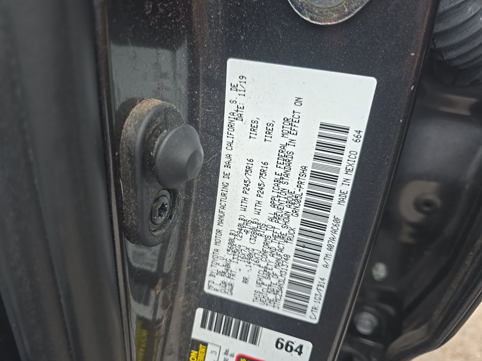 2020 Toyota Tacoma SR AWD