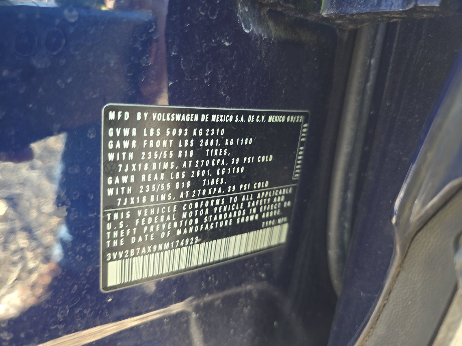 2022 Volkswagen Tiguan 2.0T SE AWD