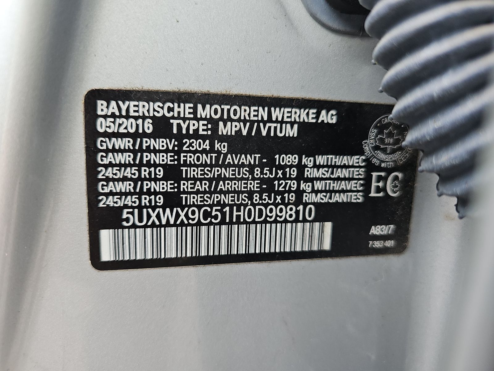 2017 BMW X3 xDrive28i AWD