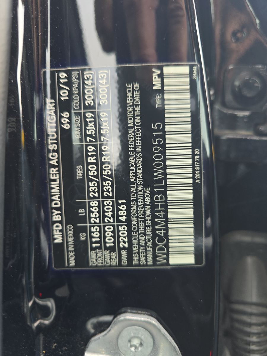 2020 Mercedes-Benz GLB GLB 250 AWD