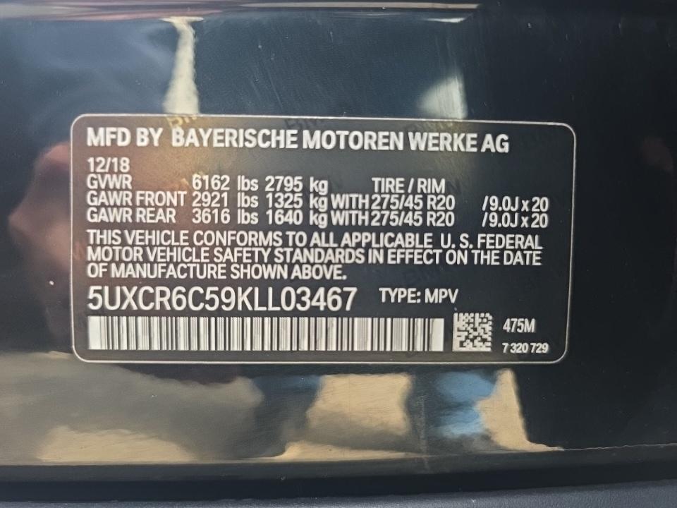 2019 BMW X5 xDrive40i AWD