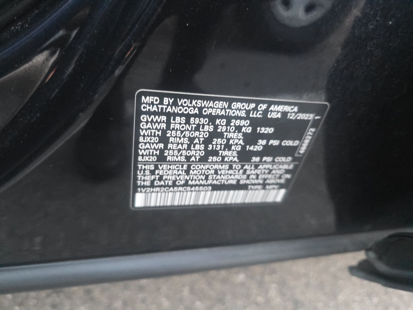 2024 Volkswagen Atlas 2.0T SE AWD