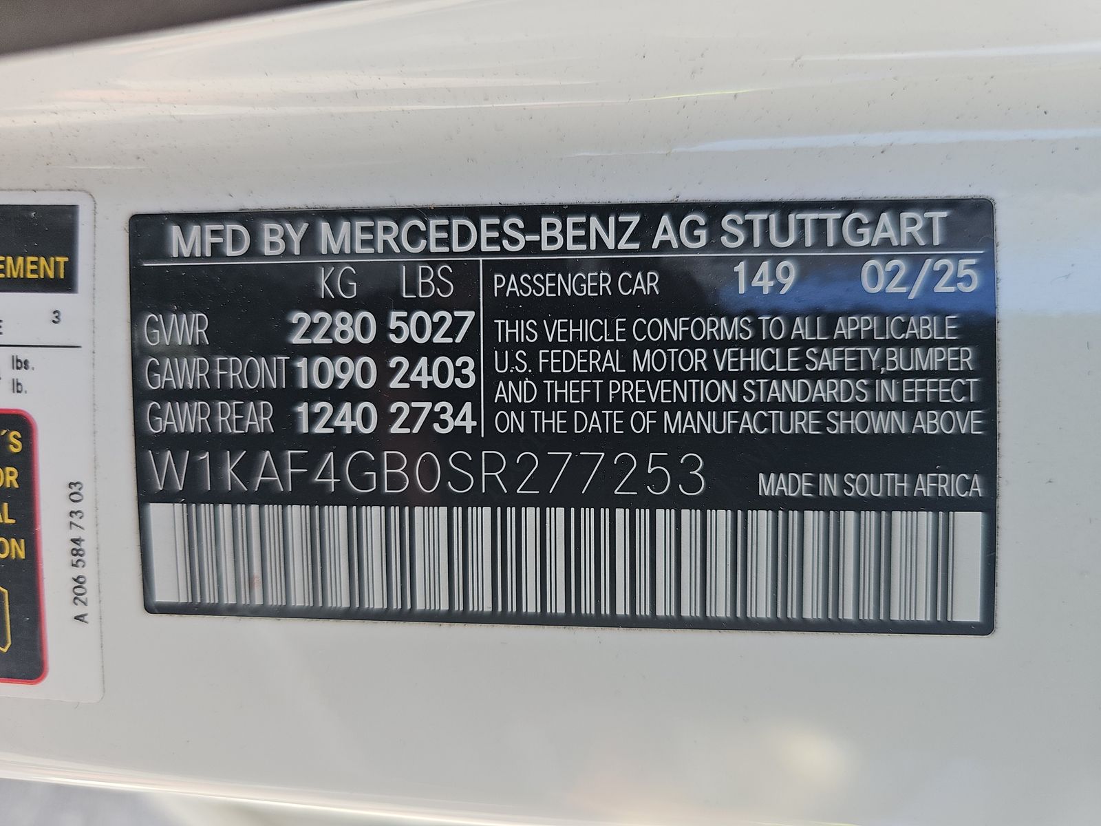 2025 Mercedes-Benz C-Class C 300 FWD