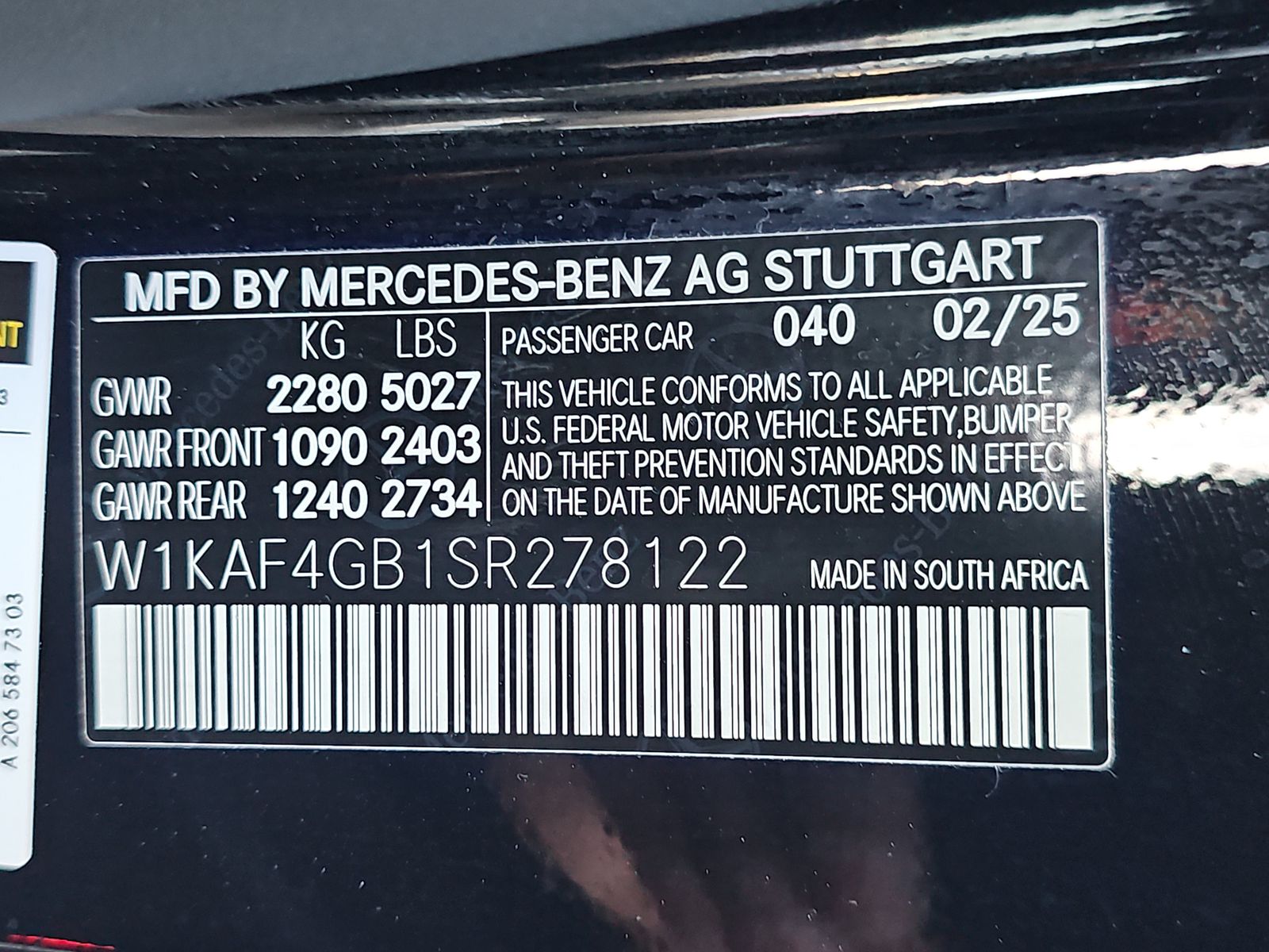 2025 Mercedes-Benz C-Class C 300 FWD