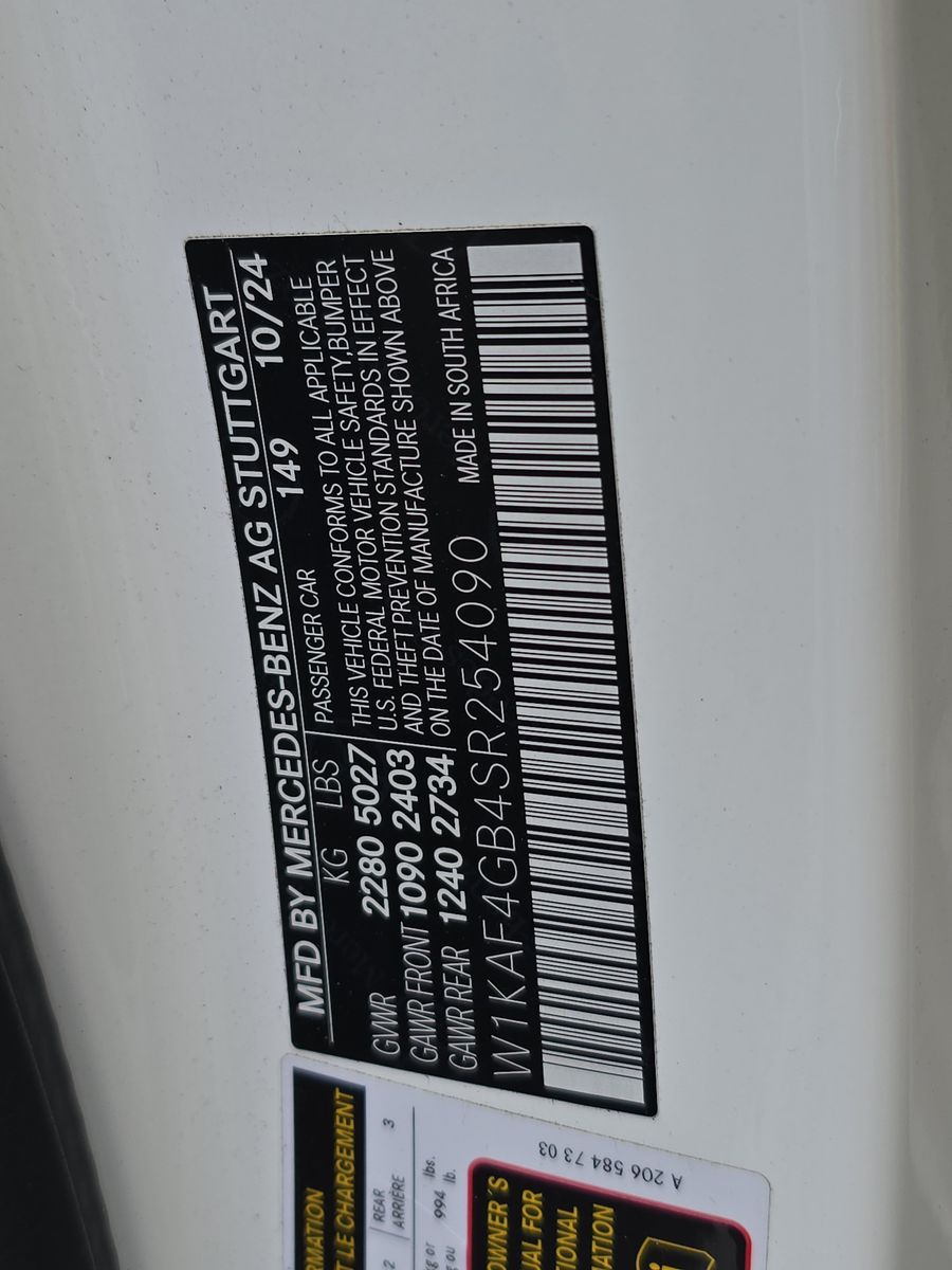 2025 Mercedes-Benz C-Class C 300 FWD