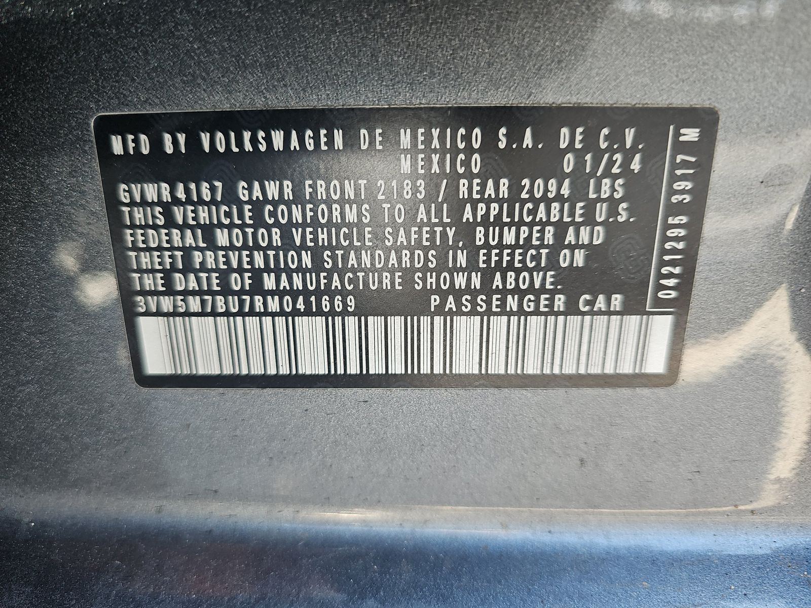 2024 Volkswagen Jetta 1.5T S FWD