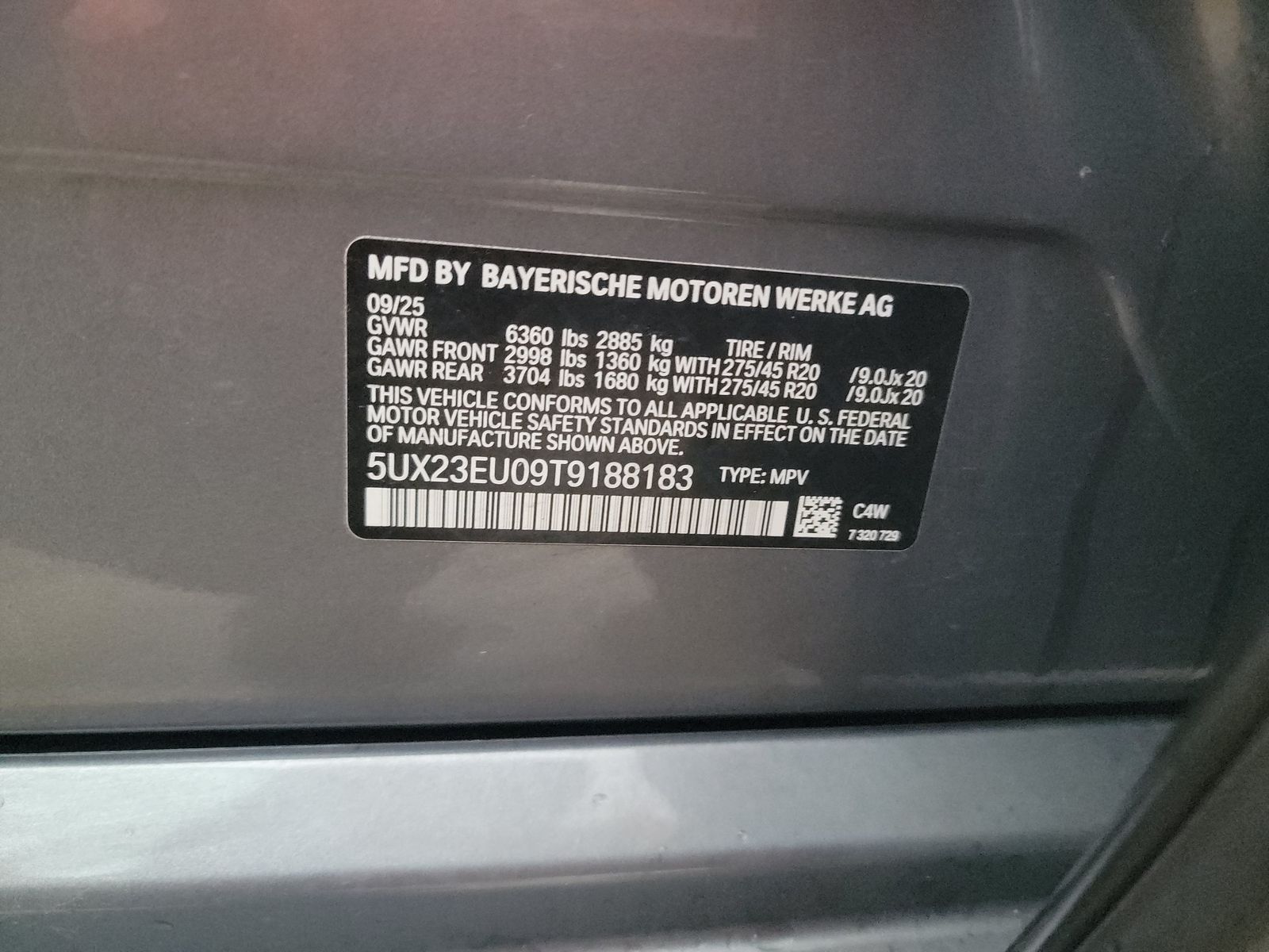 2026 BMW X5 xDrive40i AWD