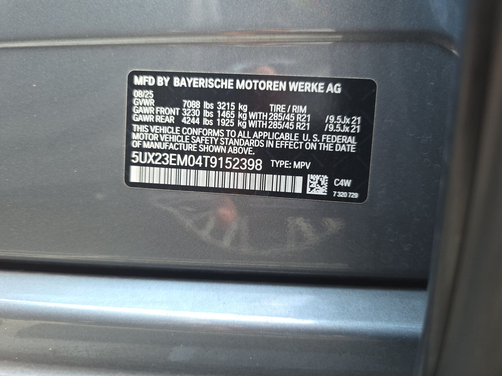 2026 BMW X7 xDrive40i AWD