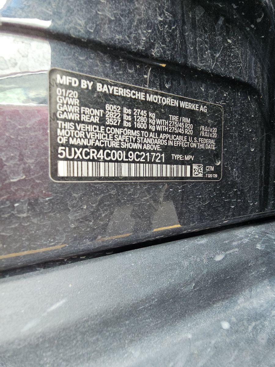 2020 BMW X5 sDrive40i RWD