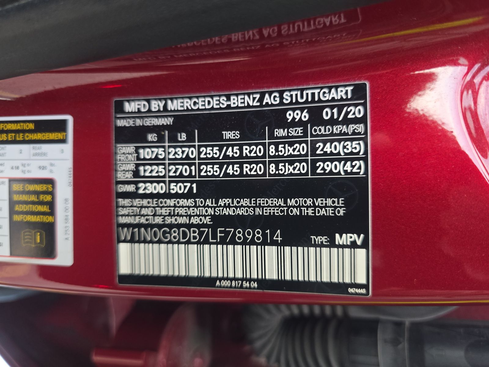 2020 Mercedes-Benz GLC GLC 300 RWD