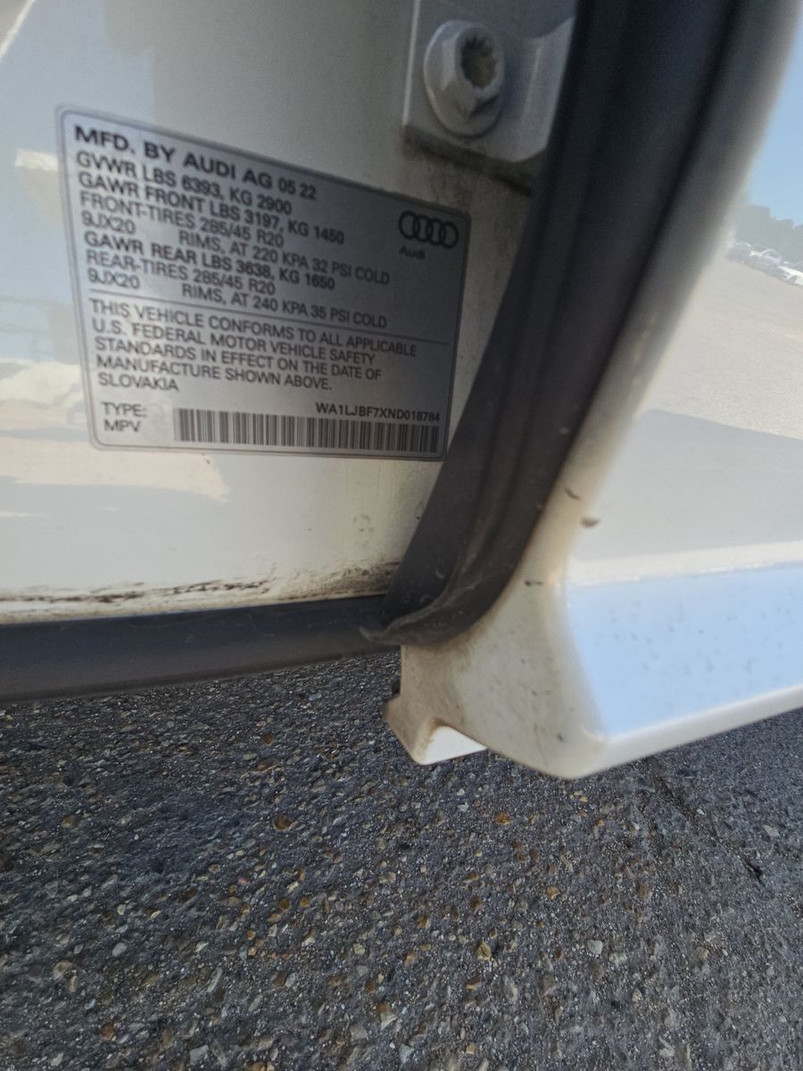 2022 Audi Q7 Premium Plus AWD