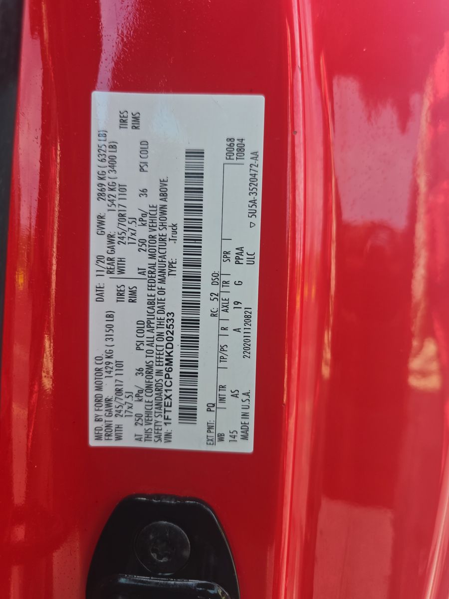 2021 Ford F-150 XL RWD