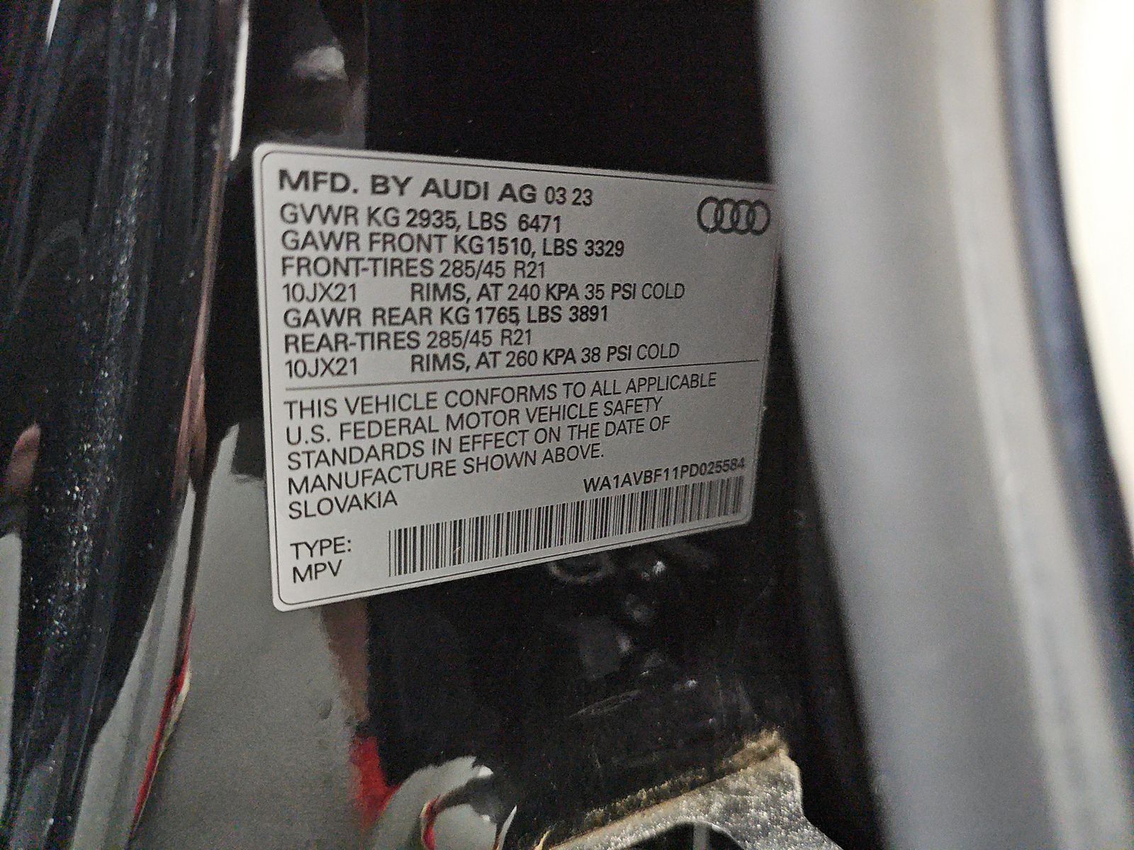 2023 Audi Q8 Premium AWD