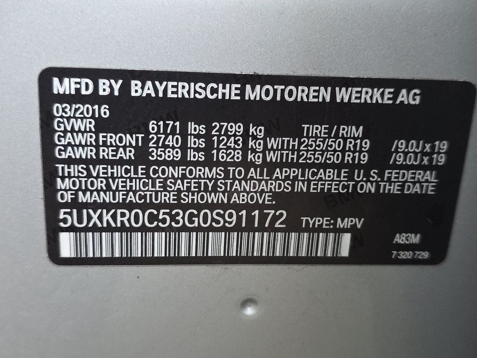 2016 BMW X5 xDrive35i AWD