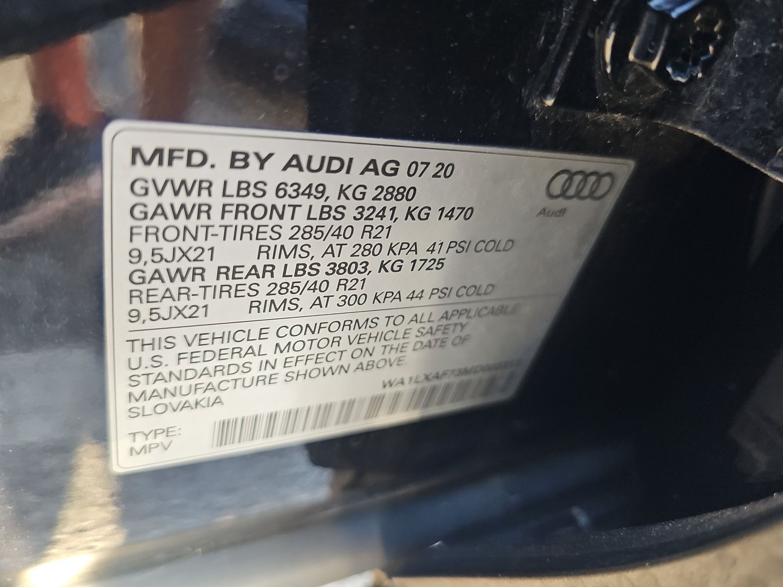 2021 Audi Q7 3.0T Premium Plus AWD