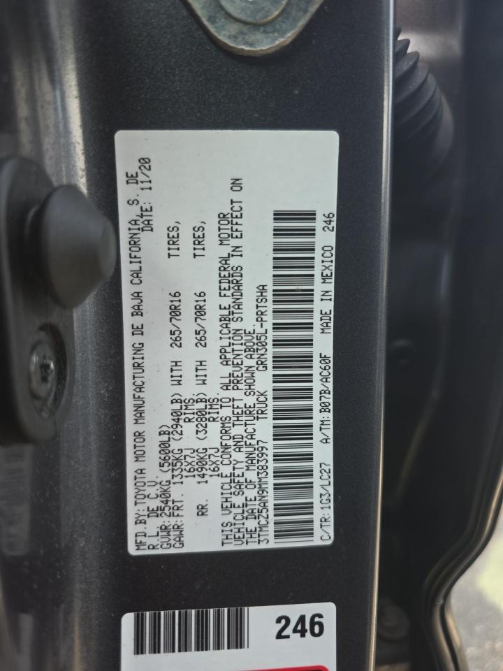 2021 Toyota Tacoma TRD Off-Road AWD