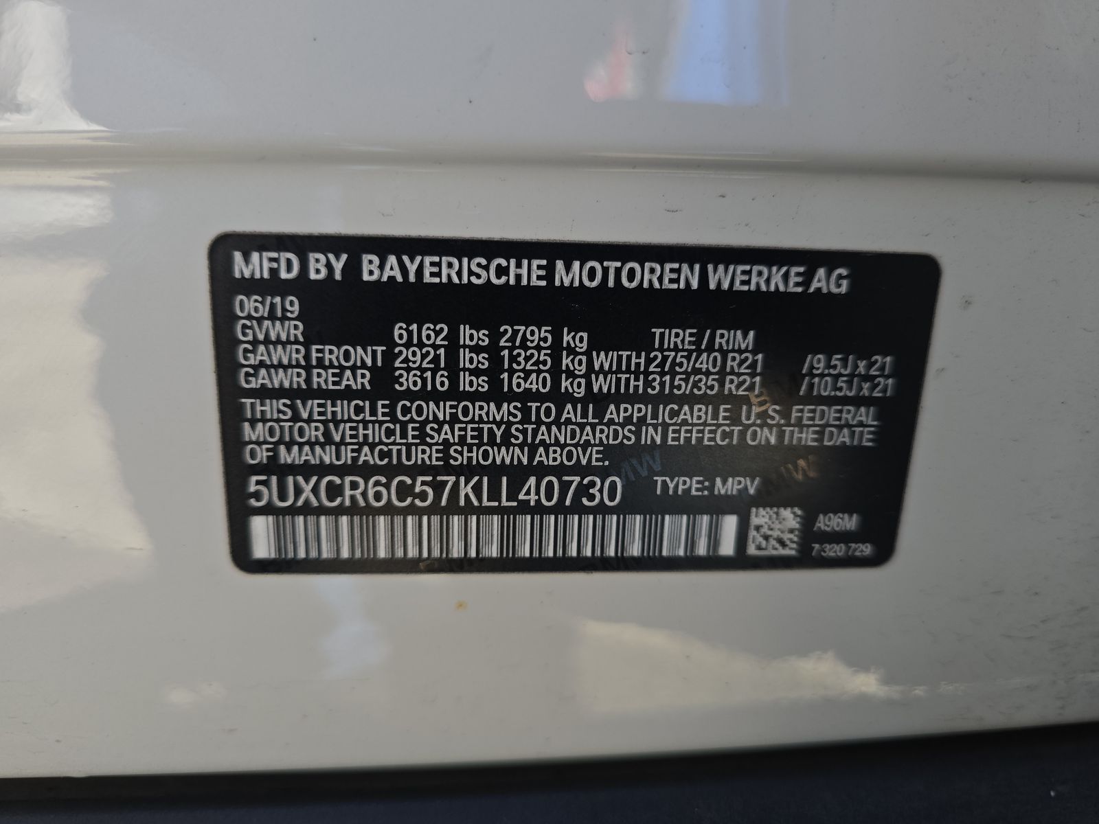 2019 BMW X5 xDrive40i AWD