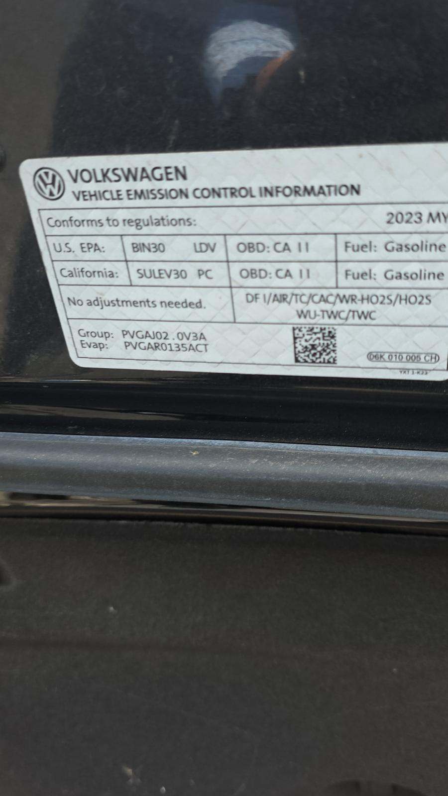 2023 Volkswagen Tiguan 2.0T SE FWD