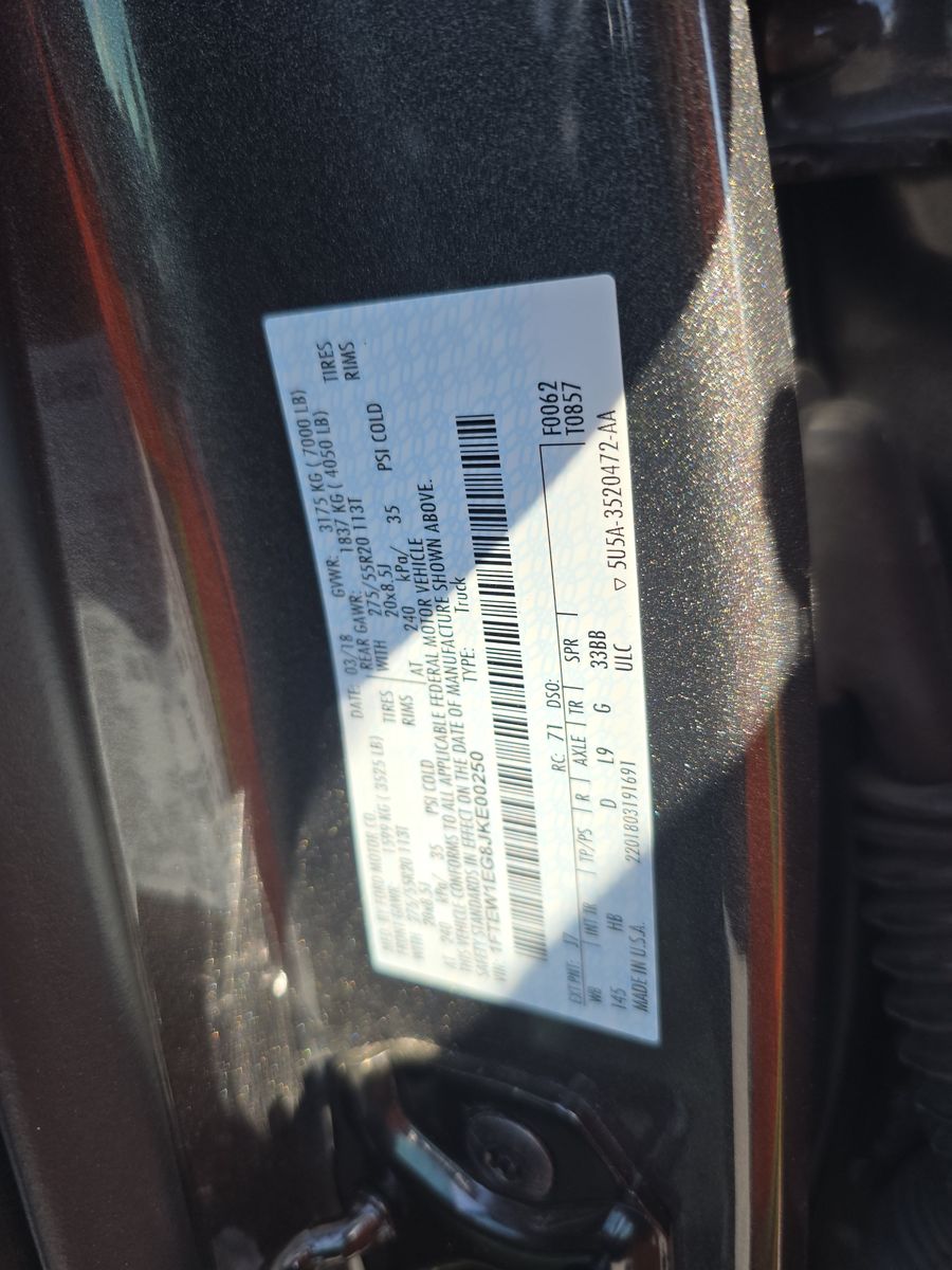 2018 Ford F-150 Lariat AWD