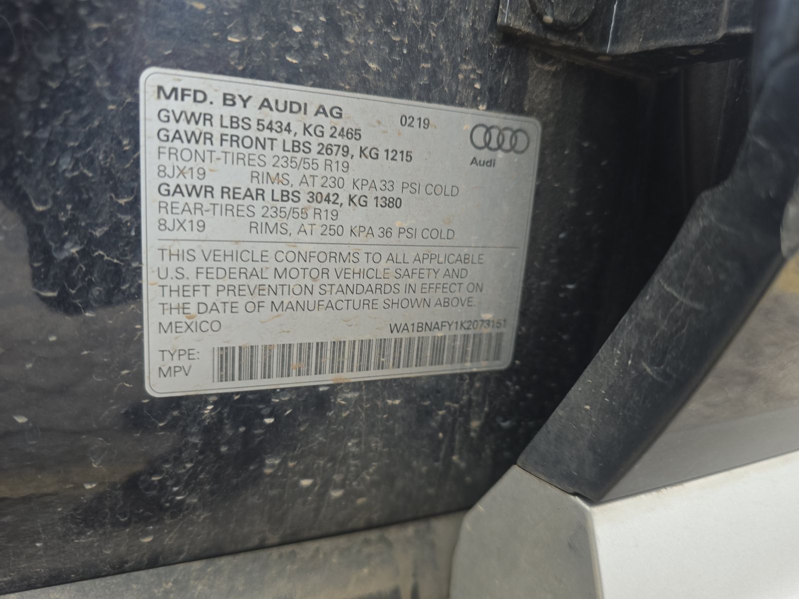 2019 Audi Q5 Premium Plus AWD