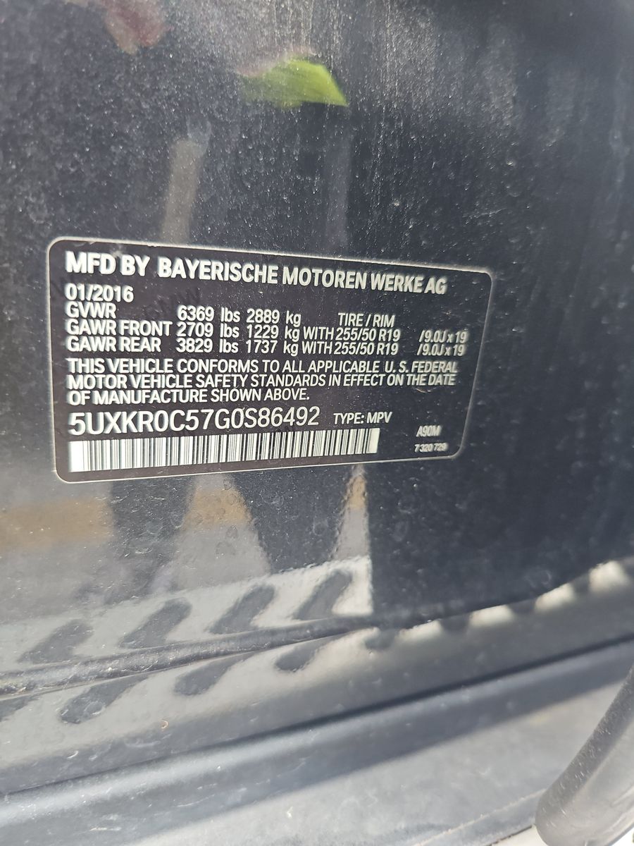 2016 BMW X5 xDrive35i AWD