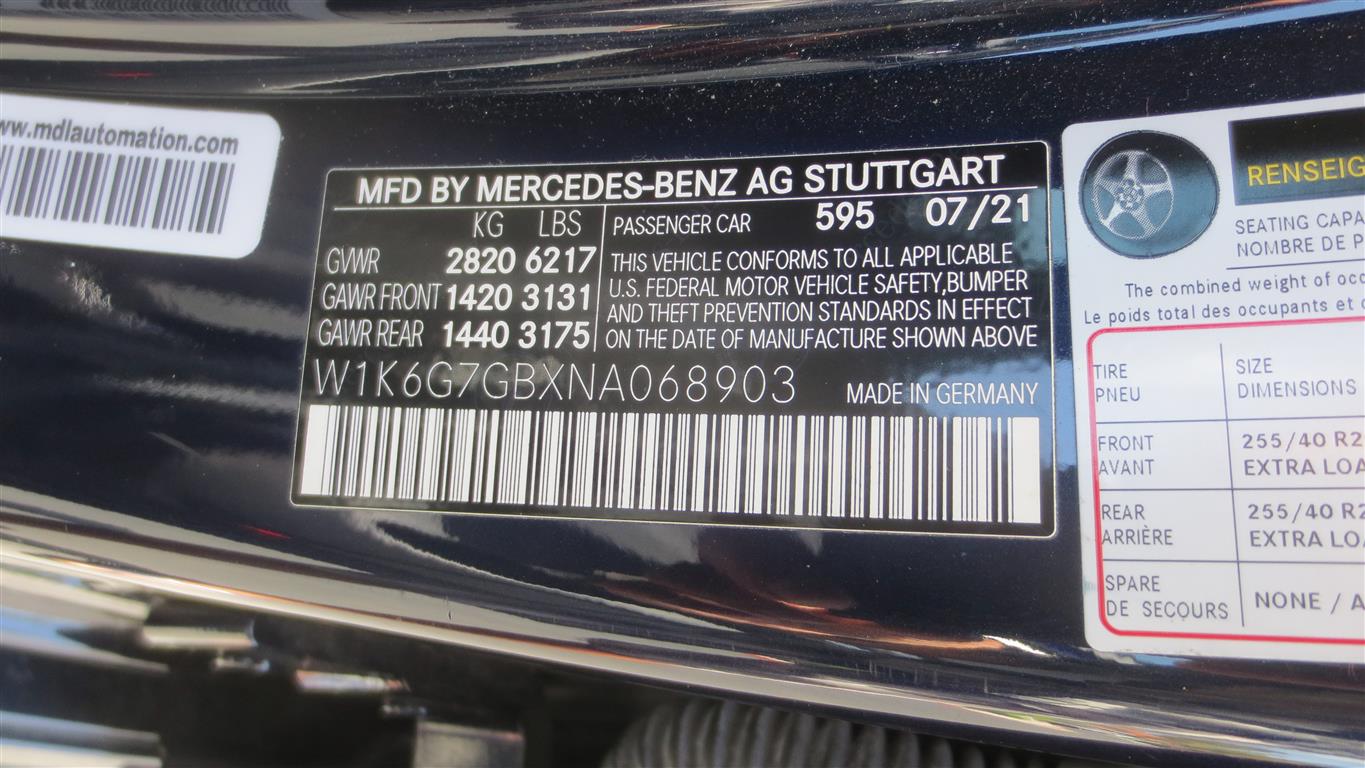 2022 Mercedes-Benz S-Class S 580 AWD