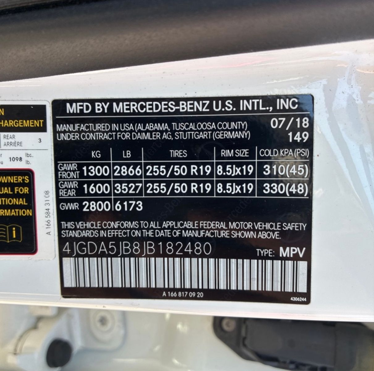 2018 Mercedes-Benz GLE GLE 350 RWD