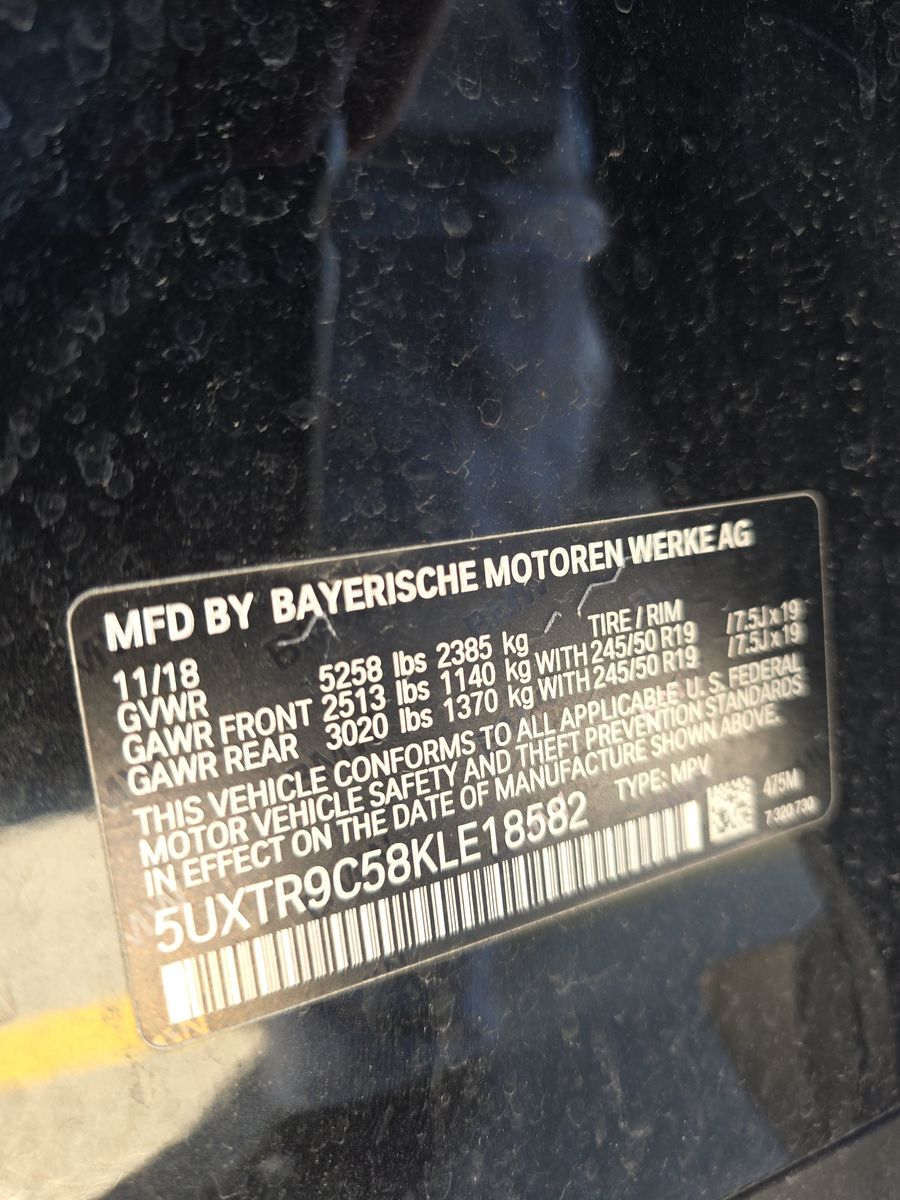 2019 BMW X3 xDrive30i AWD