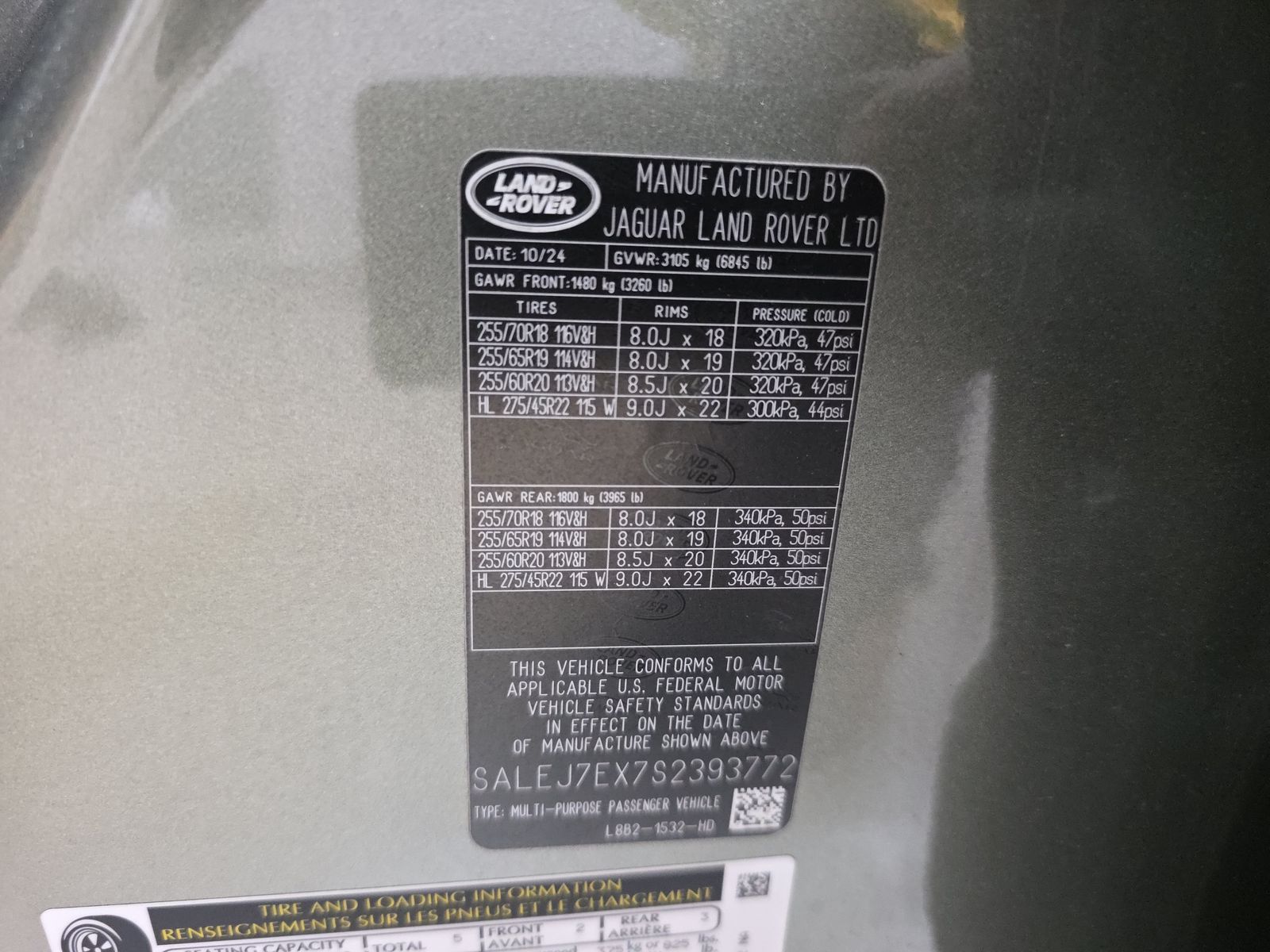 2025 Land Rover Defender 110 S FWD