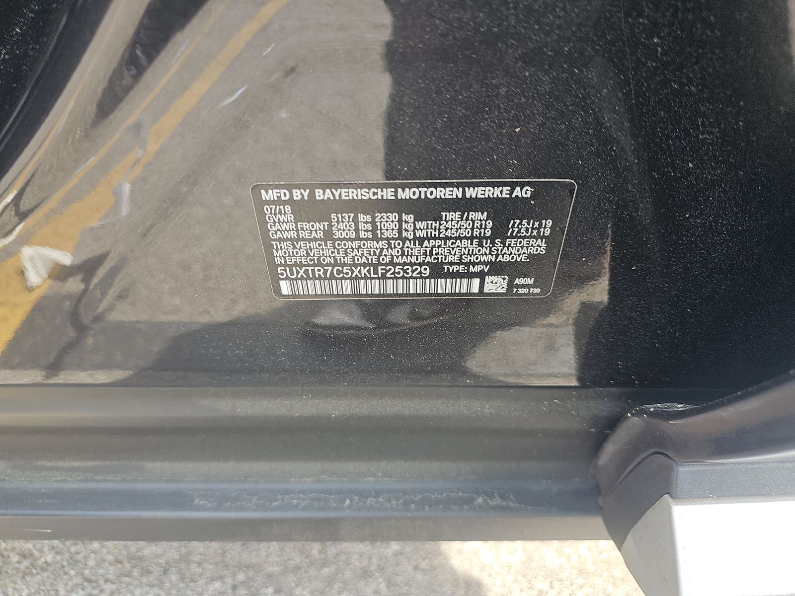 2019 BMW X3 sDrive30i RWD