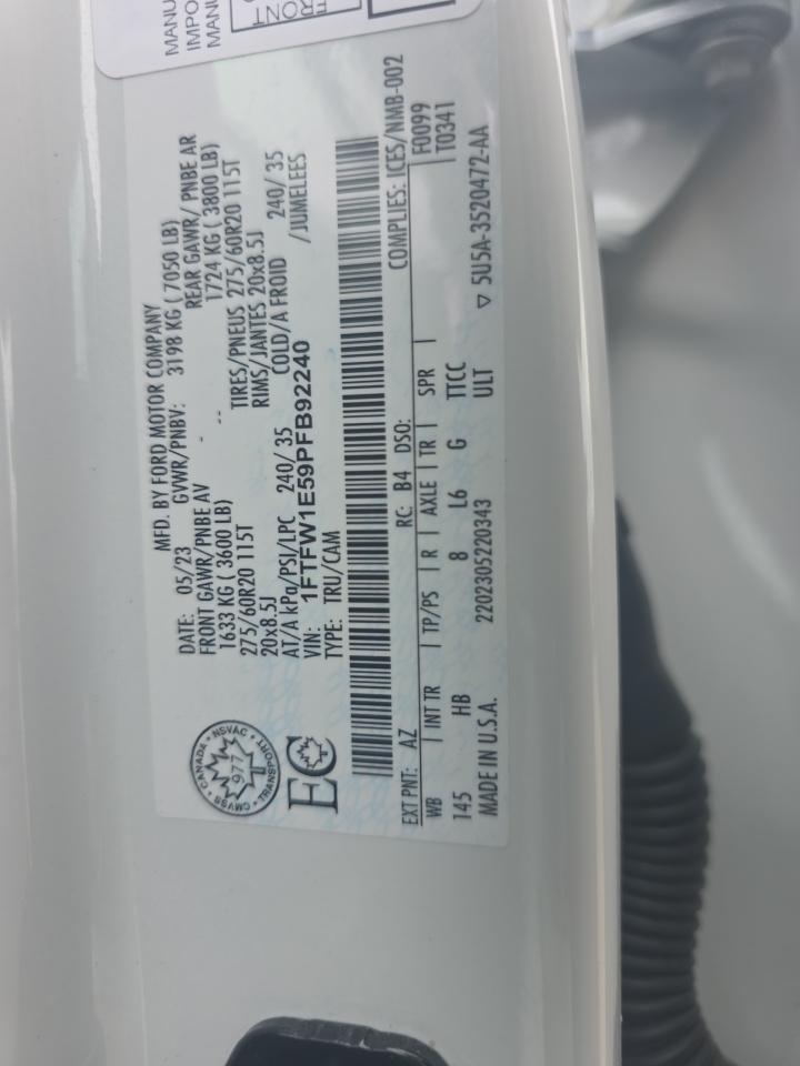 2023 Ford F-150 Lariat AWD