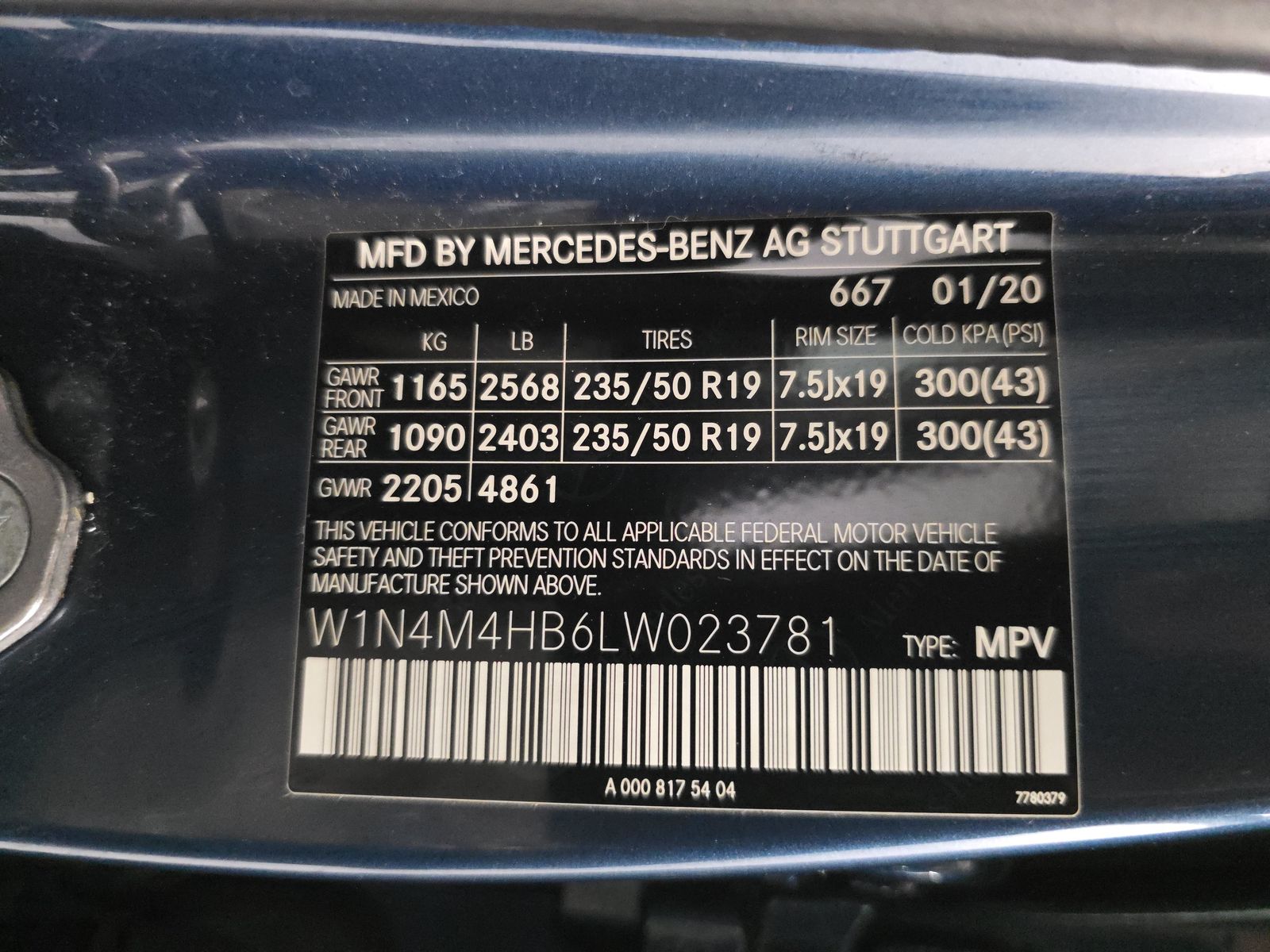 2020 Mercedes-Benz GLB GLB 250 AWD