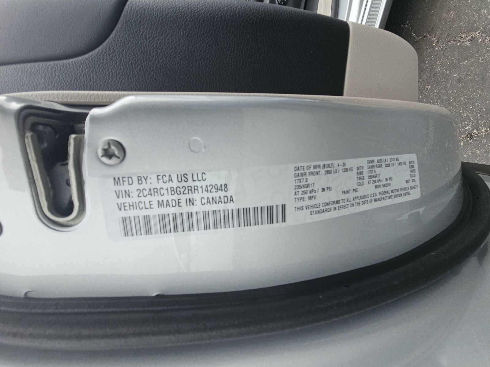 2024 Chrysler Pacifica Touring L FWD