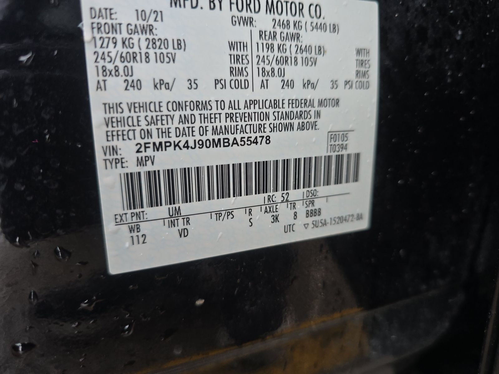 2021 Ford Edge SEL AWD