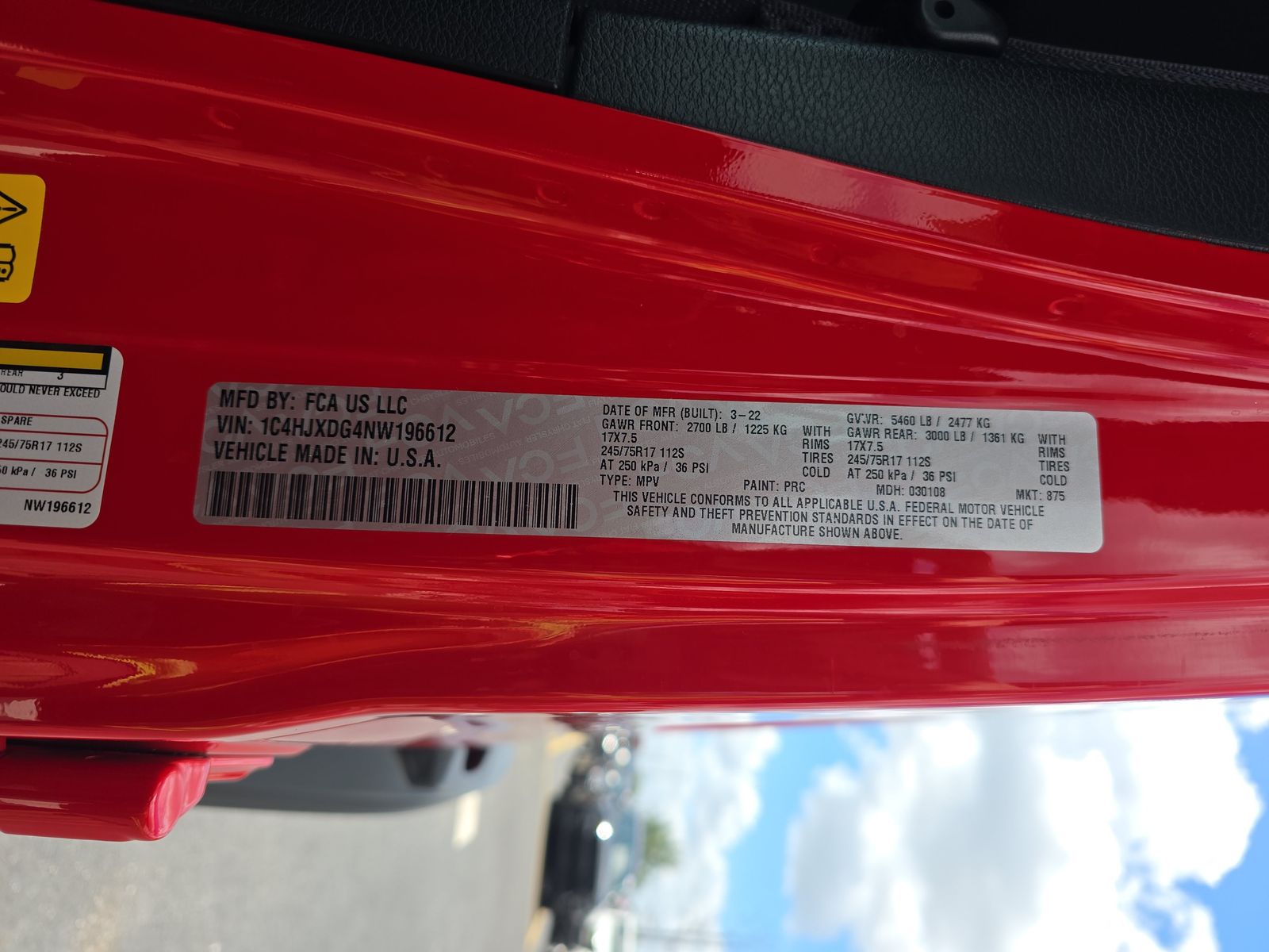 2022 Jeep Wrangler Unlimited Sport S Edition AWD