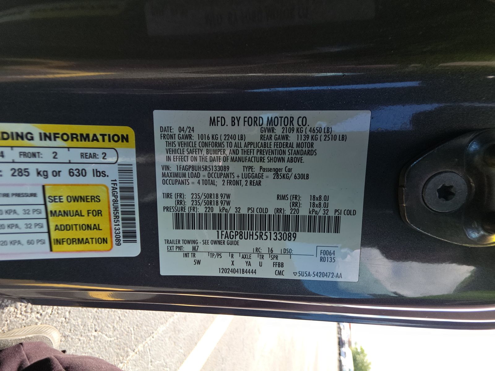 2024 Ford Mustang EcoBoost Premium RWD
