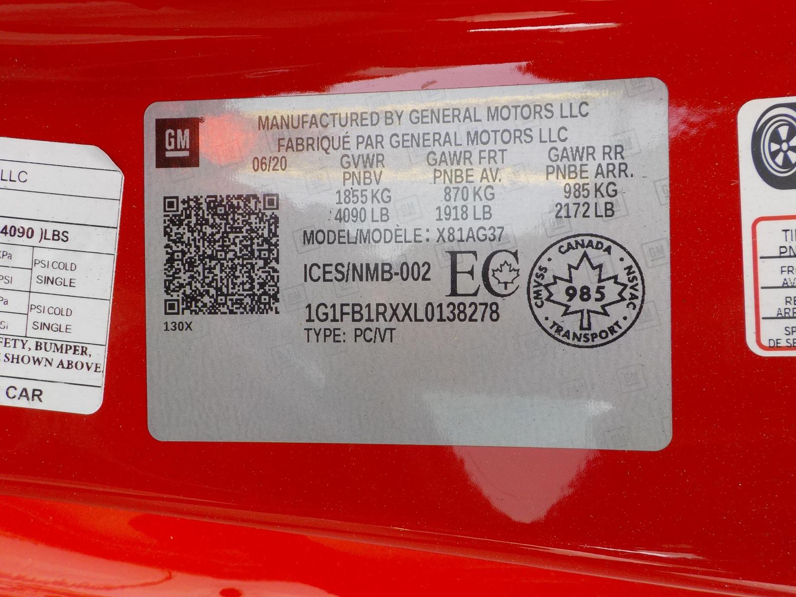 CHEVROLET CAMARO - 8