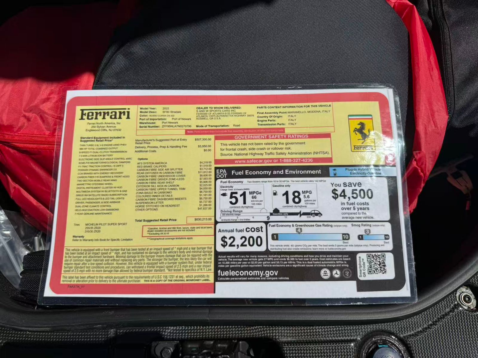 2022 Ferrari SF90 Stradale Base AWD