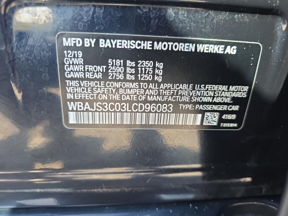 2020 BMW 5 Series 540i xDrive AWD