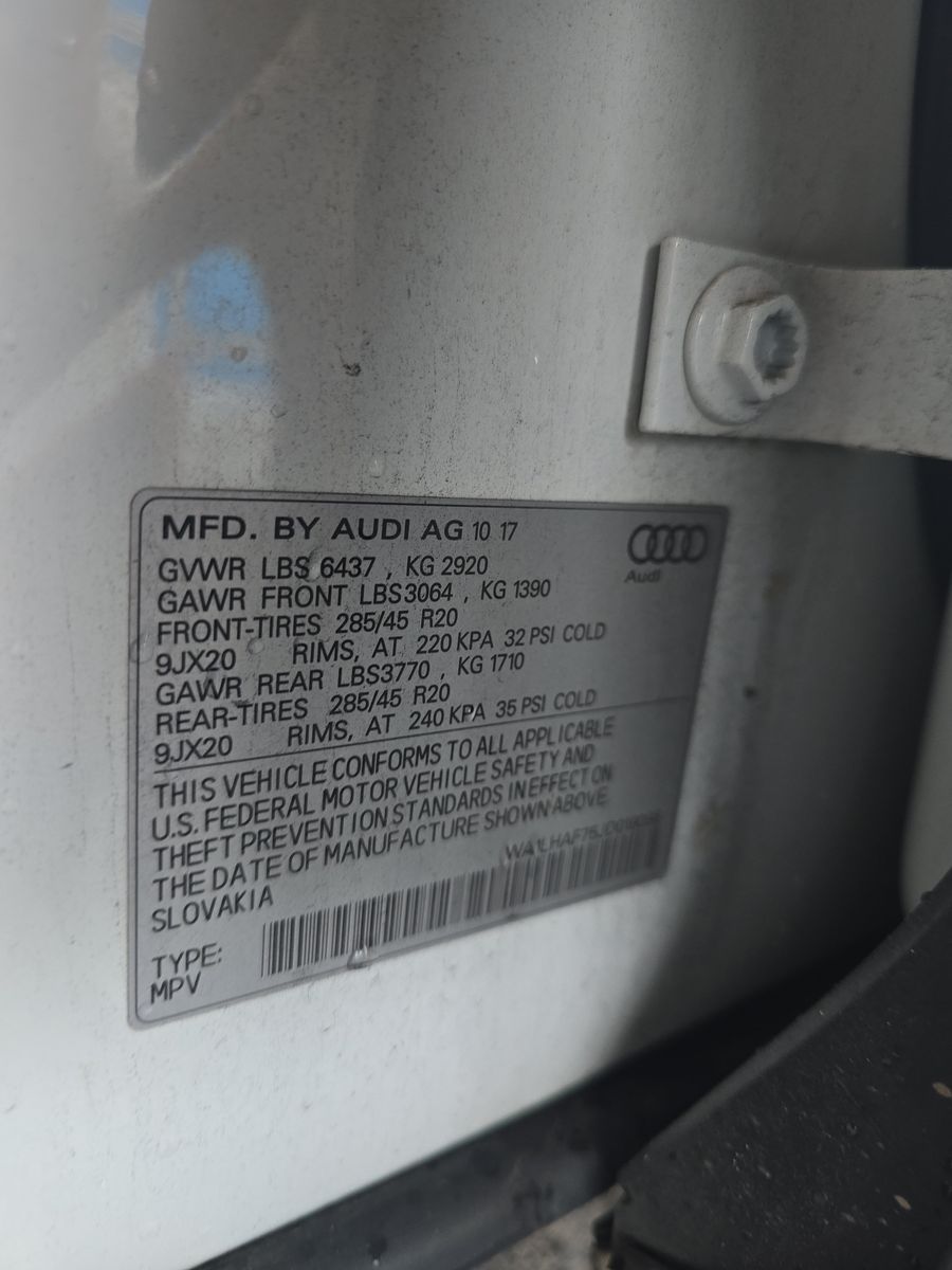 2018 Audi Q7 2.0T Premium Plus AWD