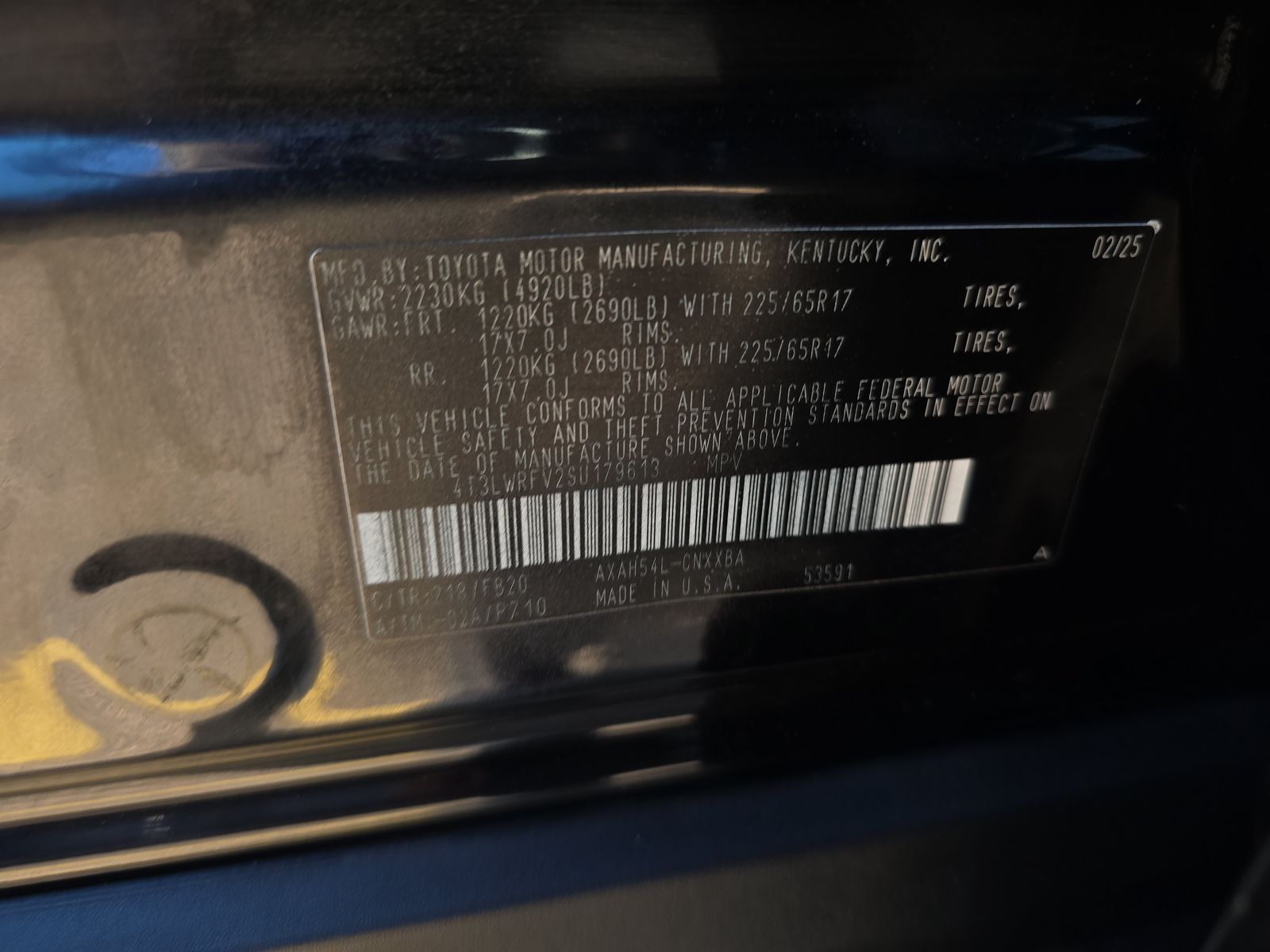 2025 Toyota RAV4 Hybrid LE AWD