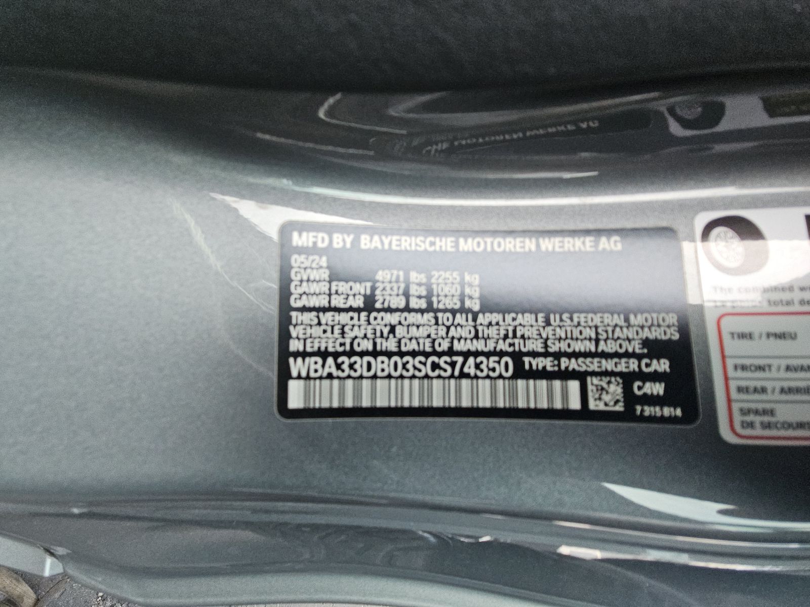 2025 BMW 4 Series 430i RWD
